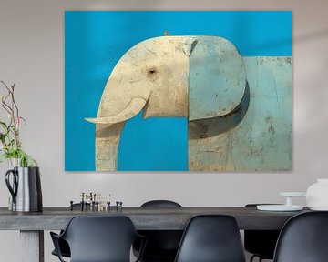 Olifant Kunst | Gentle Giant van ARTEO Schilderijen