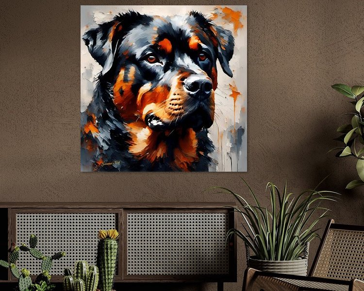 Example of the artwork in a room