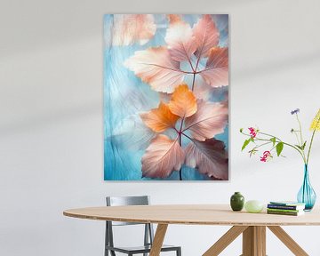 Aquarel natuur bladeren kunst van JBJart Justyna Jaszke