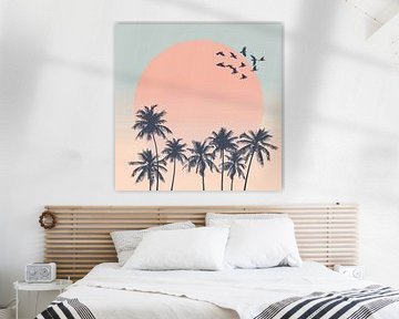 Palm landschap van Poster Art Shop