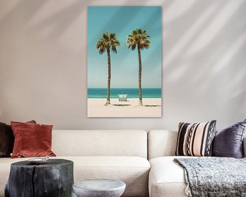 Art de plage minimaliste sur Poster Art Shop