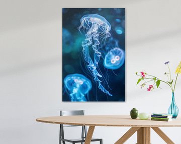 Mystical jellyfish by Poster Art Shop