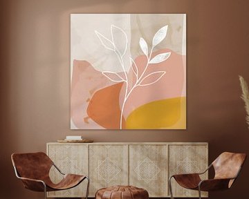 Abstracte planten van Poster Art Shop