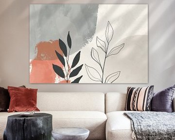 Abstracte planten van Poster Art Shop