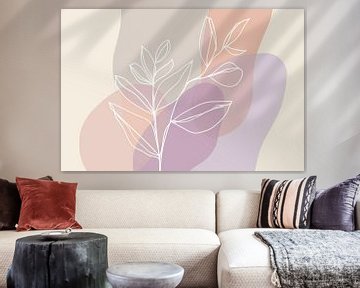 Abstracte lijnkunst van Poster Art Shop