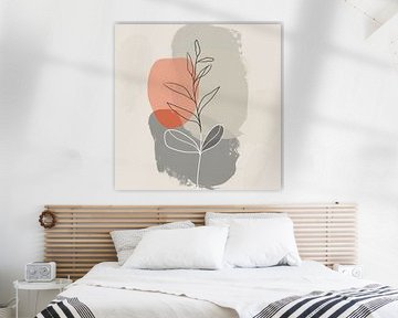 Abstracte lijnkunst van Poster Art Shop