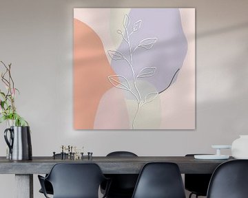 Spring abstract line art by Poster Art Shop