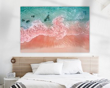 Pastel-coloured dream beach by Poster Art Shop