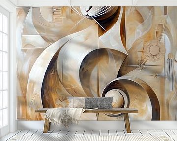 Katzen-Skulptur von Jacky