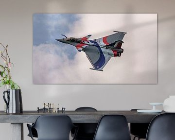 Franse Rafale Solo Display Team 2024 in actie. van Jaap van den Berg