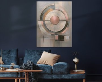 Abstract Dreamy Mandala van Gisela- Art for You