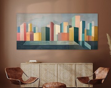 Skyline van ARTEO Schilderijen