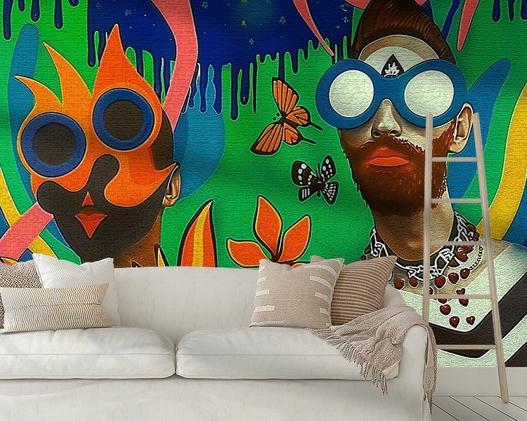 Example of the artwork in a room