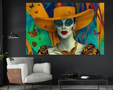 Popart portraits-headgear by Ton Kuijpers