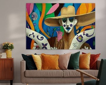 Popart portraits-headgear by Ton Kuijpers