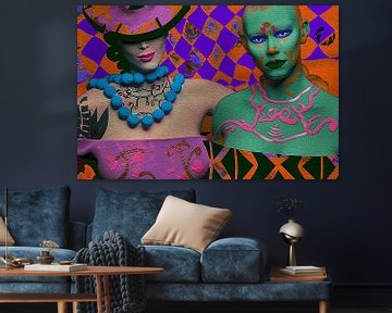 Popart portraits-power couples by Ton Kuijpers