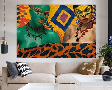 Popart portraits-power couples by Ton Kuijpers