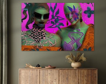 Popart portraits-power couples by Ton Kuijpers