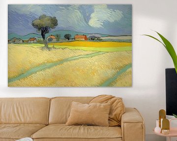 Landschap met boom in van Gogh-stijl_landscape