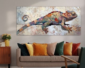 Kameleonschilderij | Color Fusion van Blikvanger Schilderijen