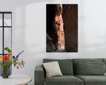 Der Eingang zu Petra in Jordanien von Lensw0rld