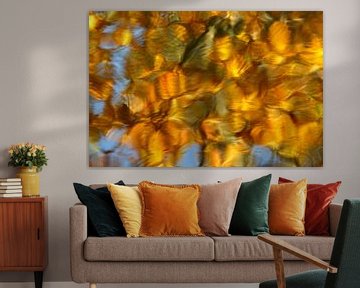 Felle herfstkleuren abstract