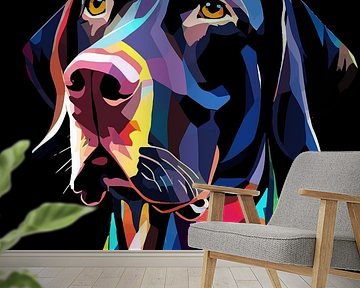 Duitse Korthaar Pointer Pop Art