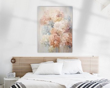 Hortensia in pastelkleuren van Imagine