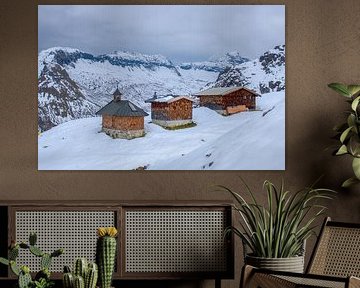 Neue Further Hut bij de Larmkogel berg, Hohe Tauern, Oostenrijk