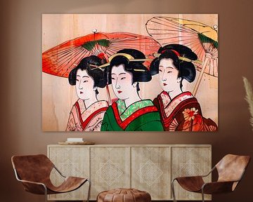 malerische japanische Kunst von Egon Zitter