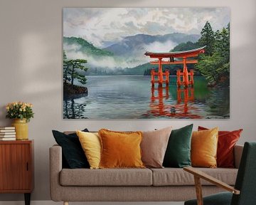 picturesque japanese art by Egon Zitter
