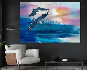 schilderachtige japanse kunst van Egon Zitter