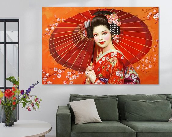 Example of the artwork in a room