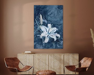 Prachtige digitale kunst van een lelie van Art & Soul Creations