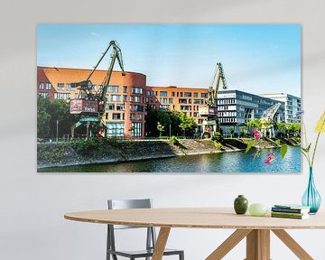 Binnenhaven Duisburg van Dieter Walther