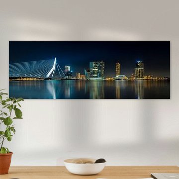 Skyline Rotterdam Panorama van Joram Janssen