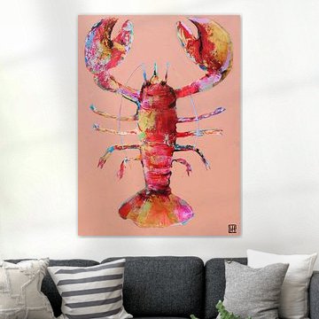 Arty Lobster peach van Atelier Paint-Ing