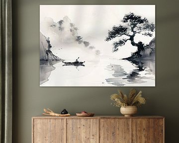 Sereniteit op het water van Liv ter Riet