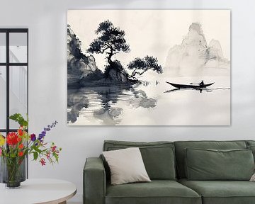 Sereniteit op het water van Liv ter Riet