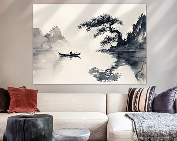 Sereniteit op het water van Liv ter Riet
