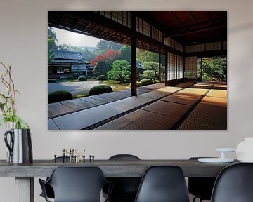 japans huis met tuin van Egon Zitter