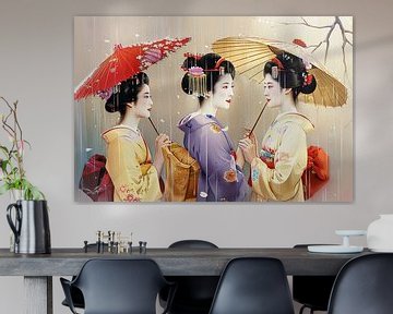 Japanse Geisha's van Egon Zitter
