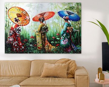 japanse geisha van Egon Zitter