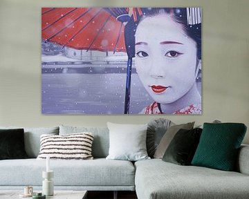 japanse Geisha van Egon Zitter