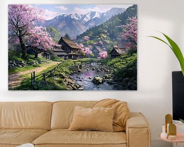 schilderachtig Japans beeld van Egon Zitter
