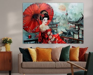 Japanese Geisha by Egon Zitter