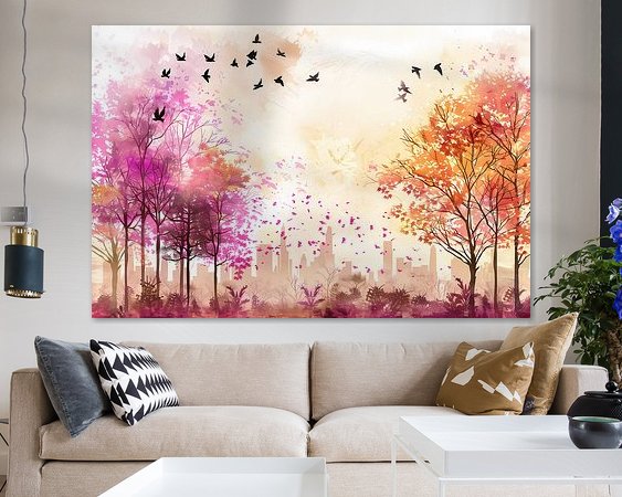 Example of the artwork in a room