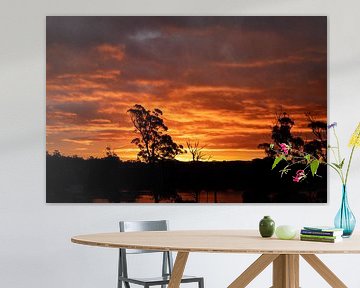 Sonnenuntergang, St. Helens, Tasmanien, Australien