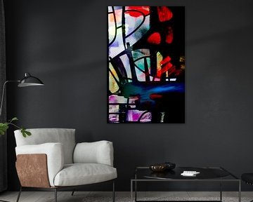 Church window abstraction by Petra Dreiling-Schewe