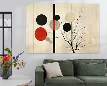 Op de natuur geïnspireerde abstractie van Poster Art Shop